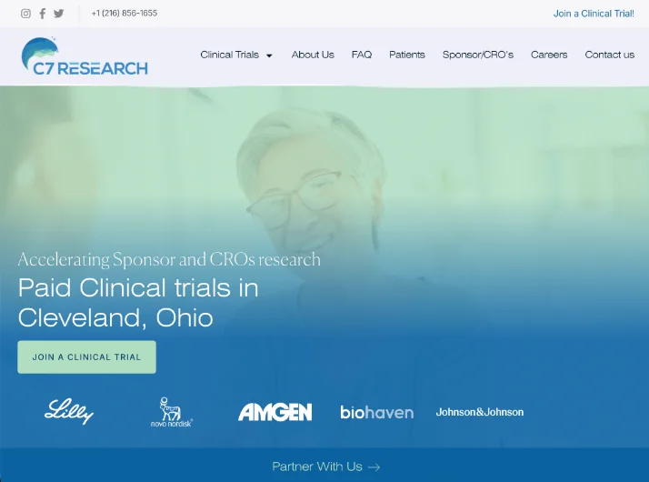 The C7 Research website